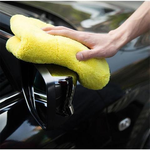 Premium double-sided microfiber car wash towel
