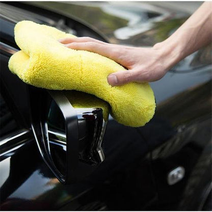 Premium double-sided microfiber car wash towel